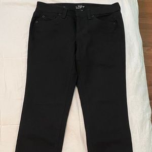 Loft black pants, size 4P, great condition